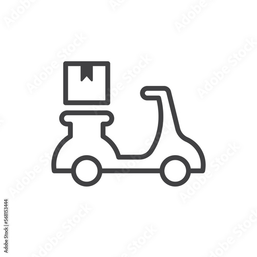 Delivery Scooter Icon