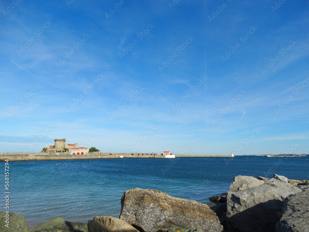 Port Socoa Ciboure  French Basque coast         