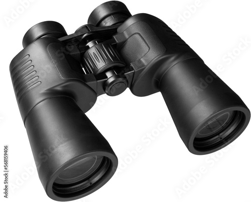 Black Binoculars - Isolated