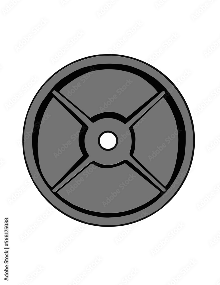 Iron Plate illustration Iron Plate illustration