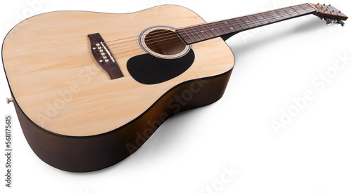 Classic musical instrument, acoustic guitar