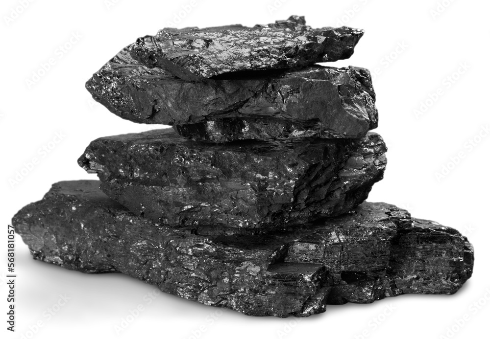 Fototapeta premium Pieces of Coal