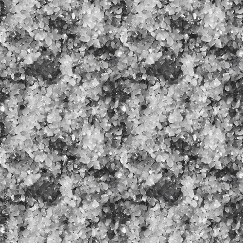 Intergrown small crystals. Amethyst. Monochrome seamless image.  AI-Generated photo