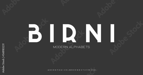 Modern Sports tech font typography. MINIMAL vector typeface for a company. Minimal gaming fonts for logo design.