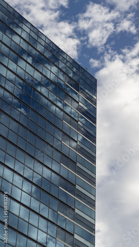 modern office building in the sky