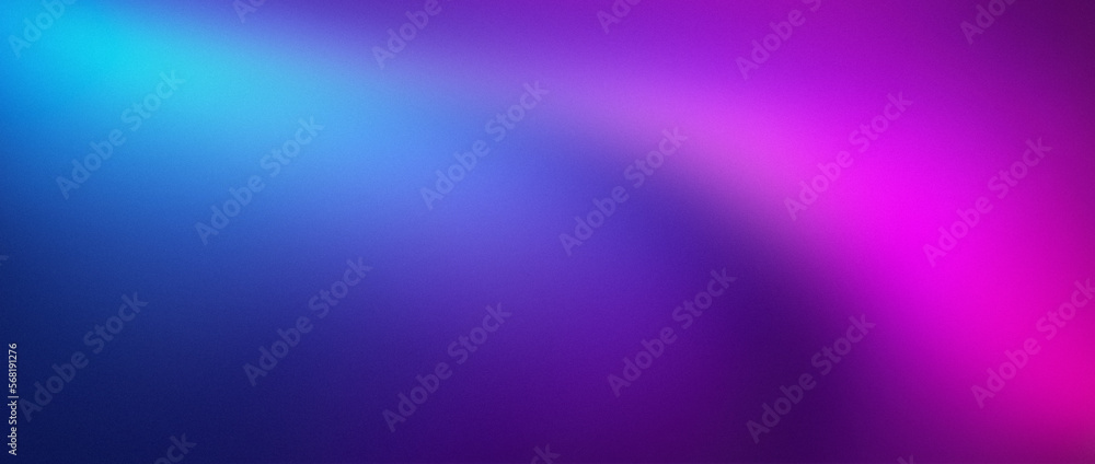 Neon colors flow, grainy texture effect, purple pink blue color gradient background blurred futuristic banner design