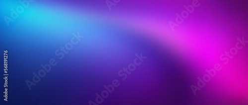 Obraz na płótnie Neon colors flow, grainy texture effect, purple pink blue color gradient background blurred futuristic banner design w salonie