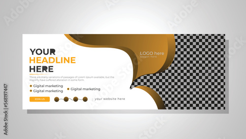 Modern creative business Facebook cover design. This can be an advertising for your Company. And may be the solution to any problem in your Business.