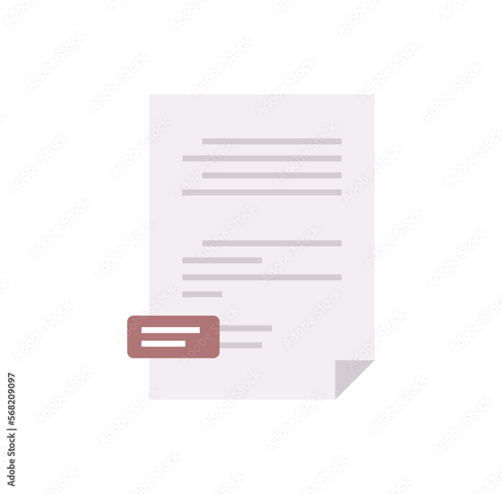 Documents and file paperwork data archive concept flat illustration.
Documents and file paperwork data archive concept flat illustration.