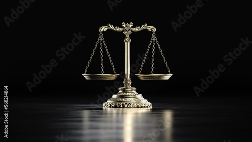 Tablou canvas Libra Scales of justice