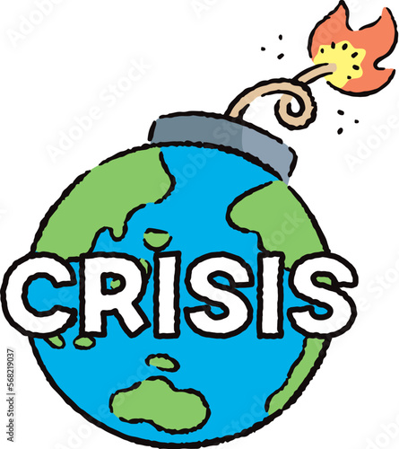 環境_地球_爆弾_導火線_crisis