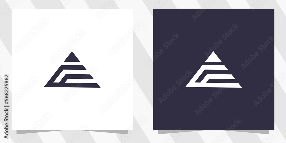 letter e logo design vector