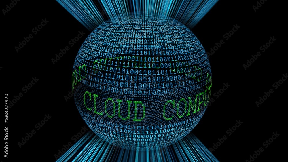 Cloud computing binary data sphere