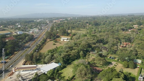 Wallpaper Mural Drone footage of an African middle-class neighborhood. Torontodigital.ca