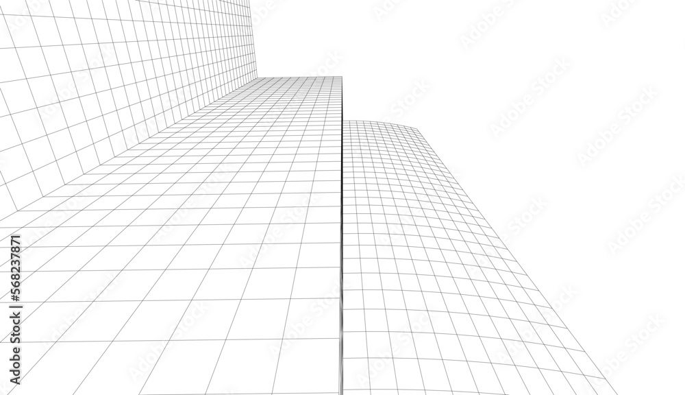 Abstract architecture 3d illustration Abstract architecture 3d illustration
