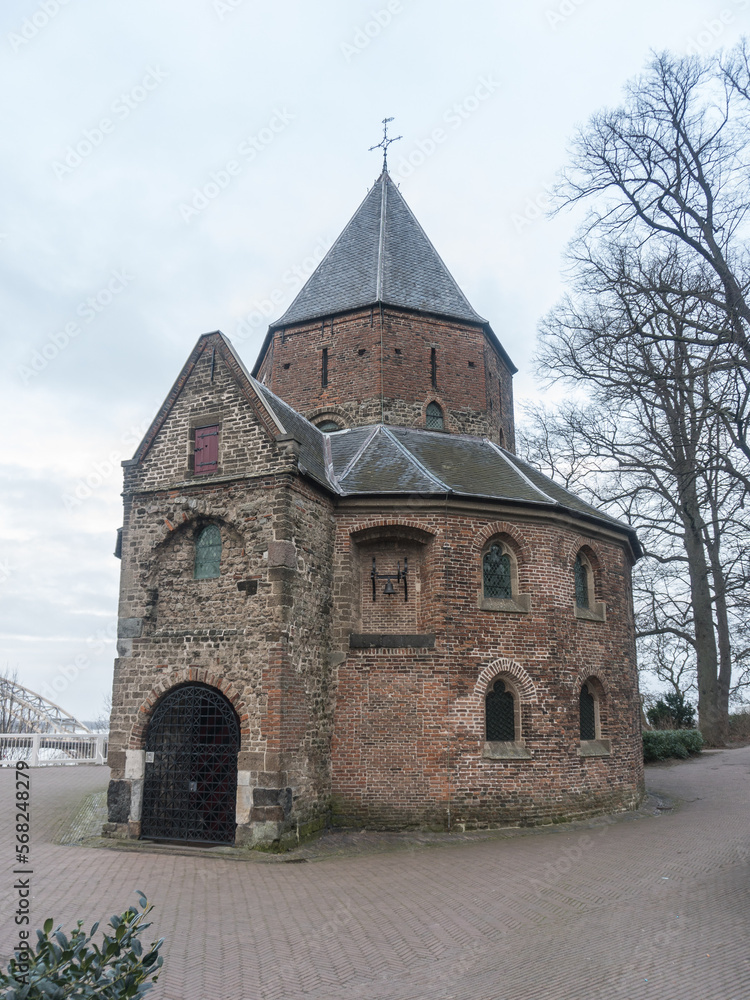 Saint Nicholas Chapel (Sint Nicolaas Kapel) in Park Valkhof in Nijmegen, the Netherlands