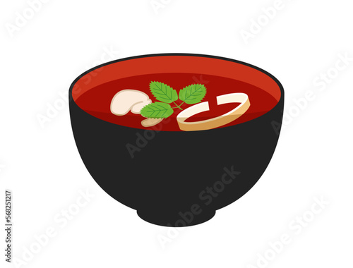 うなぎの肝吸いのイラスト