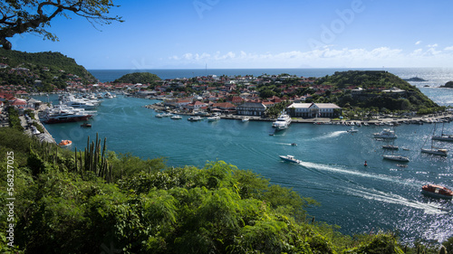 The harbour at Gustavia, capital of the French Caribbean island of St Barth (Saint Barthelemy) © timsimages.uk