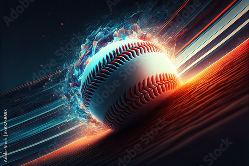 illustration about baseball.