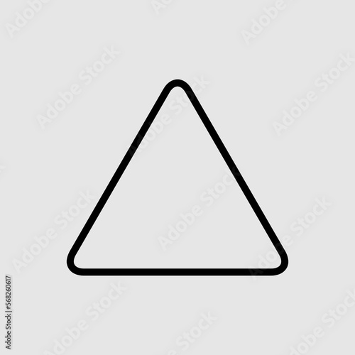 Triangle flat vector icon. trendy style illustration on white background..eps