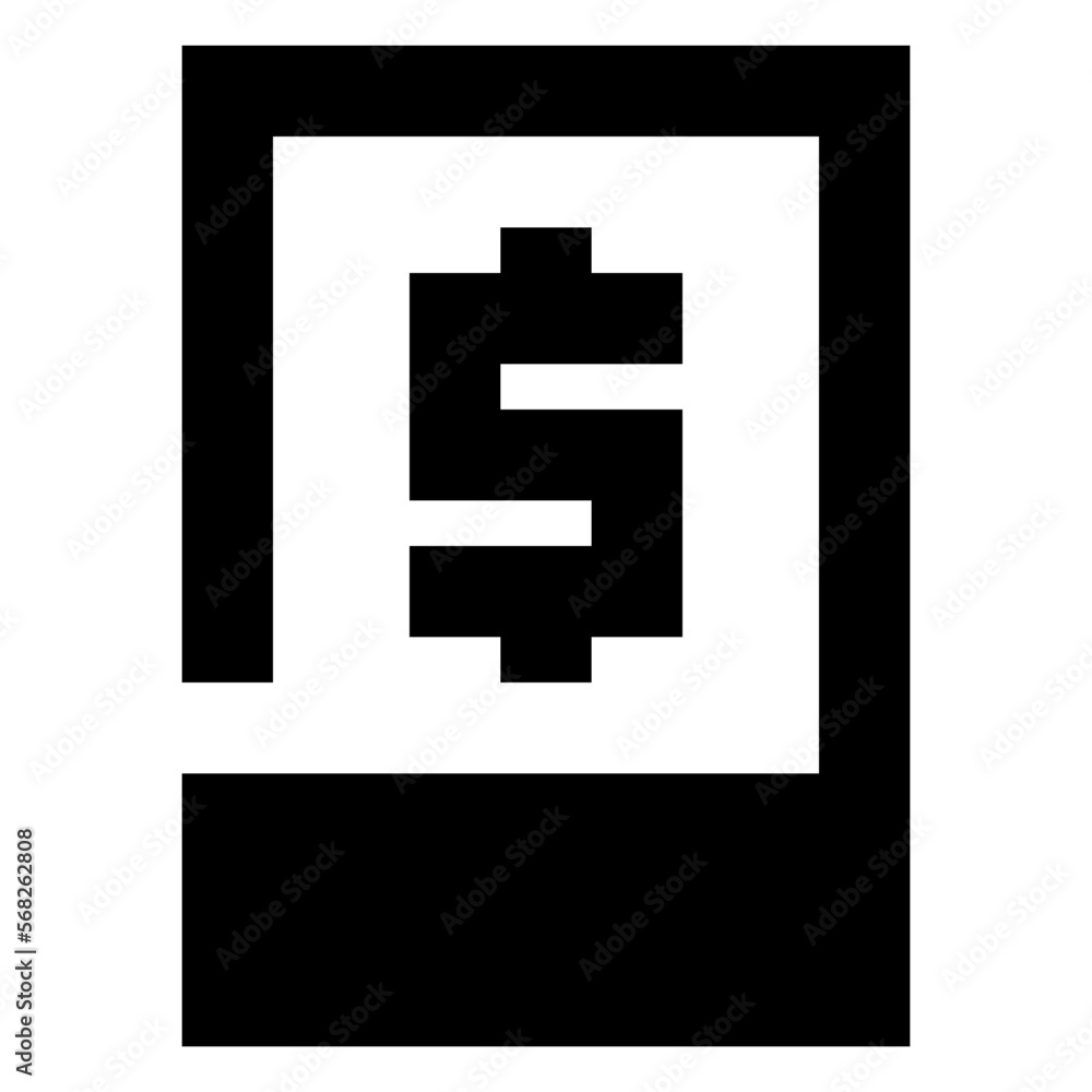 Obraz premium mobile banking glyph icon