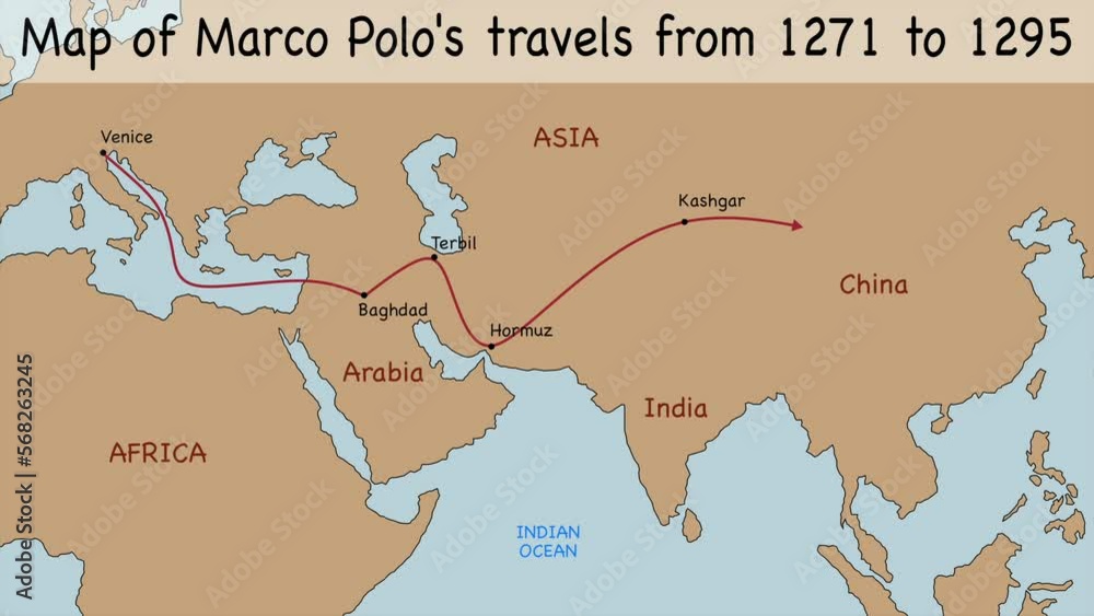 Interactive map of Marco Polo