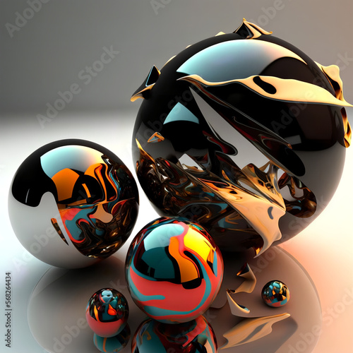 AI Abstract Digital Art #63