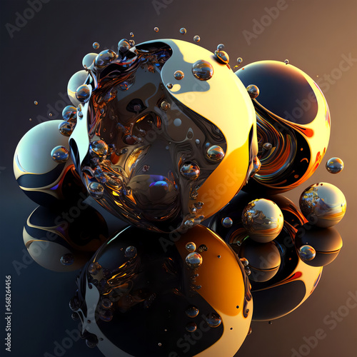 AI Abstract Digital Art #64