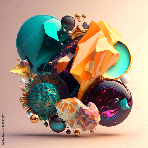 AI Abstract Digital Art #69