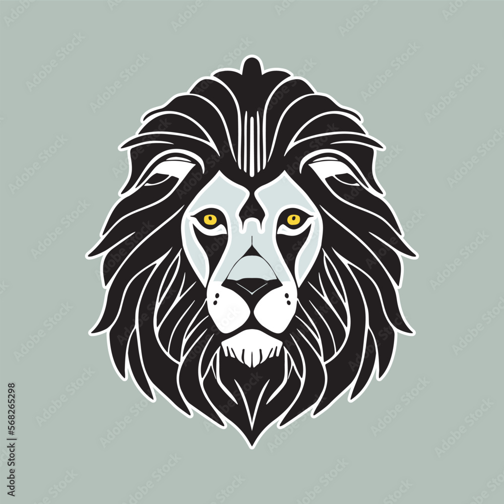 Lion Media vector art Illustration