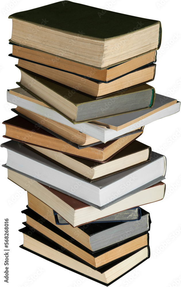 Stack of Books - Isolated Stack of Books - Isolated