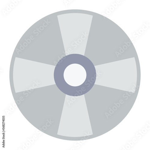 Cd Flat Icon