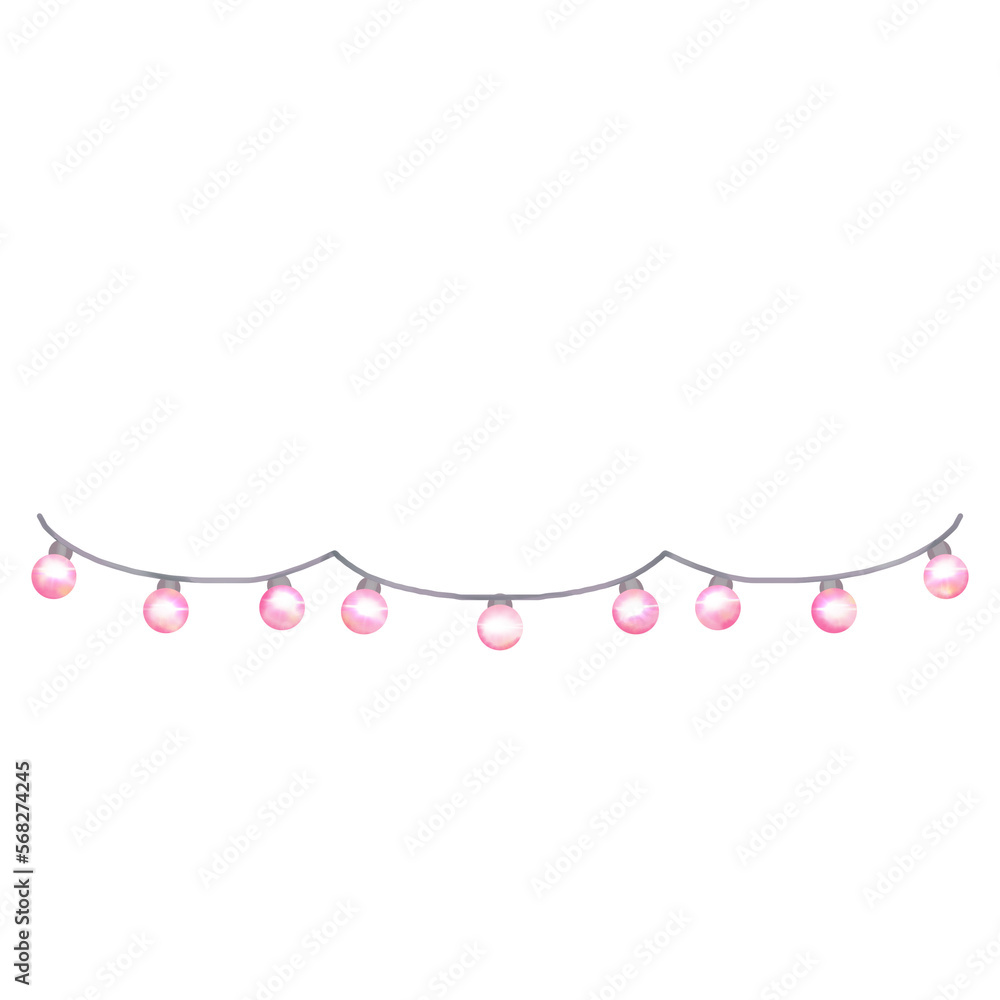watercolor paint of pink light bulb. watercolor paint of pink light bulb.
