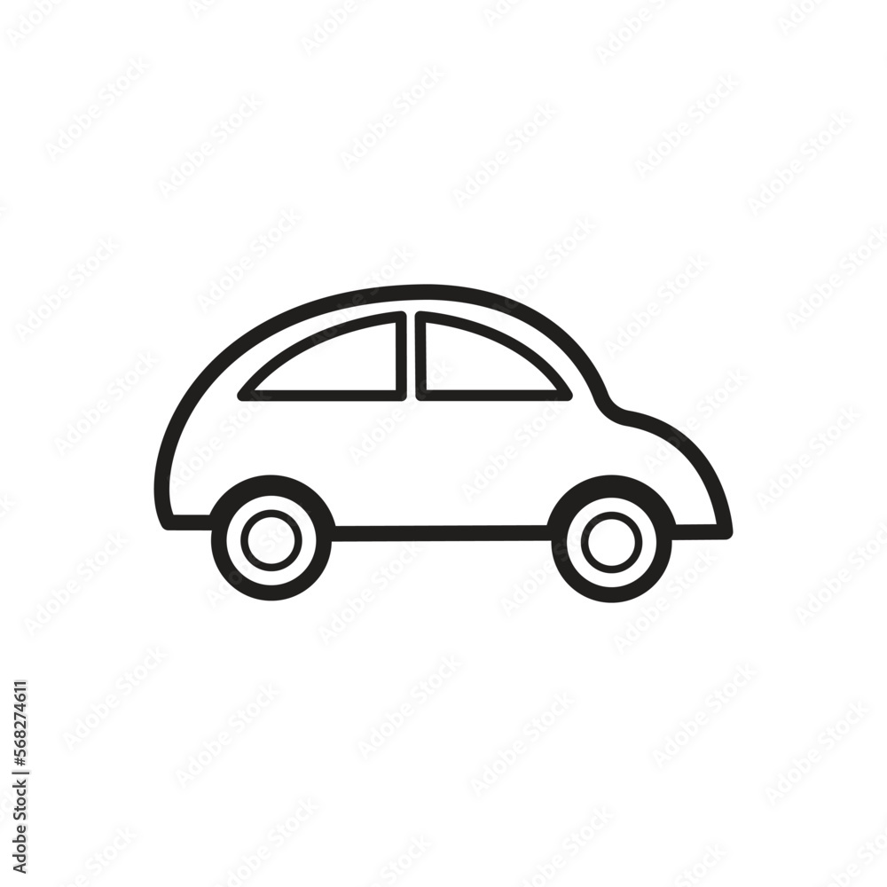 car transportation icon  vector  illustration design logo template flat style trendy collection