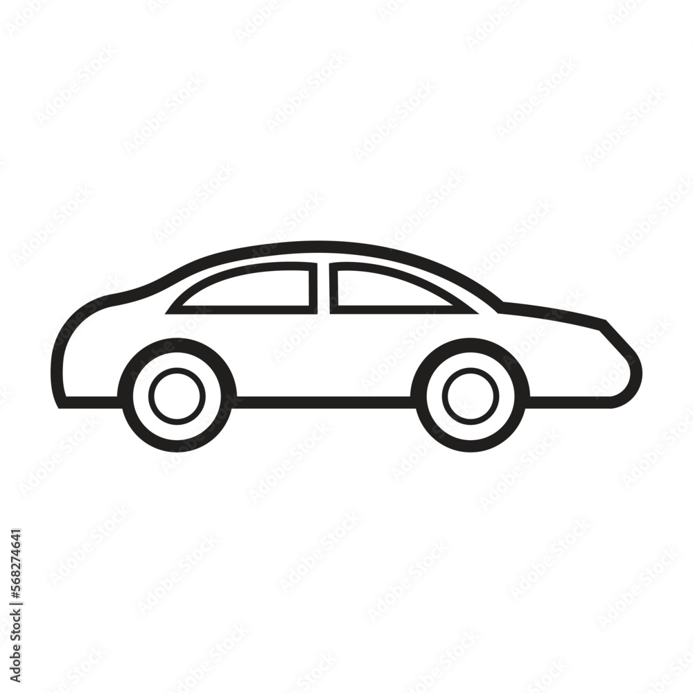 car transportation icon  vector  illustration design logo template flat style trendy collection