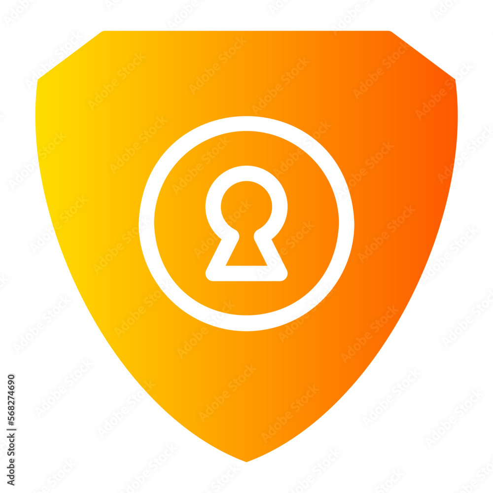 padlock gradient icon padlock gradient icon