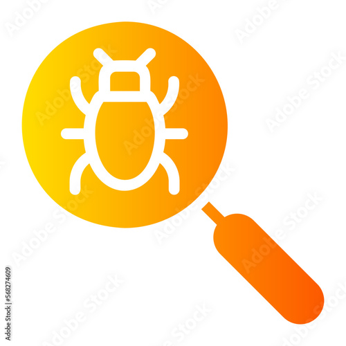 debugging gradient icon