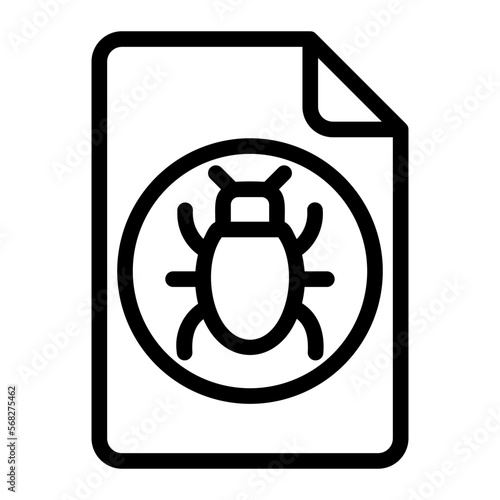 infected line icon