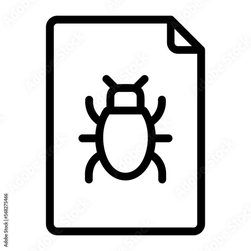 infected line icon