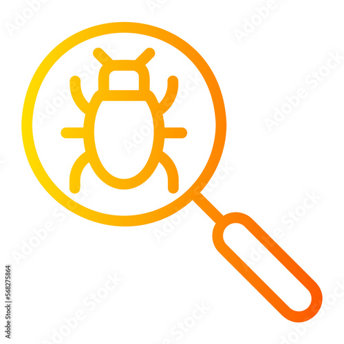 debugging gradient icon