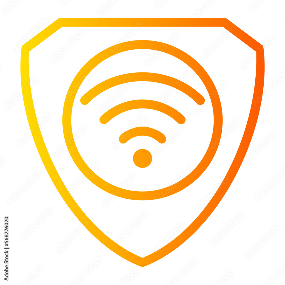 wifi connection gradient icon wifi connection gradient icon