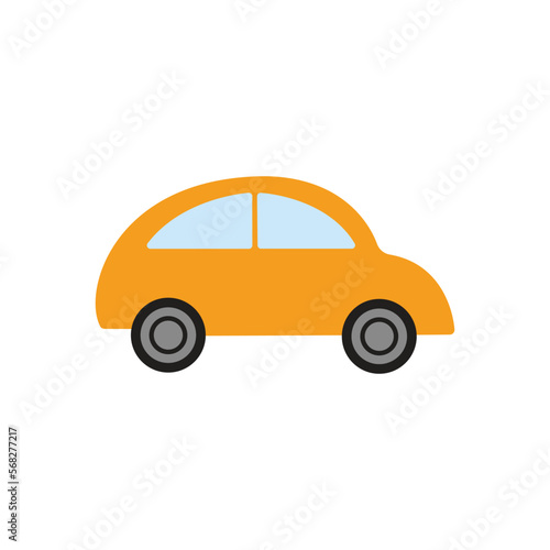 car transportation icon color vector illustration design logo template flat style trendy collection