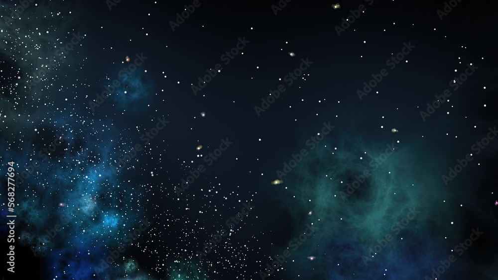 Obraz premium Cosmic starry background