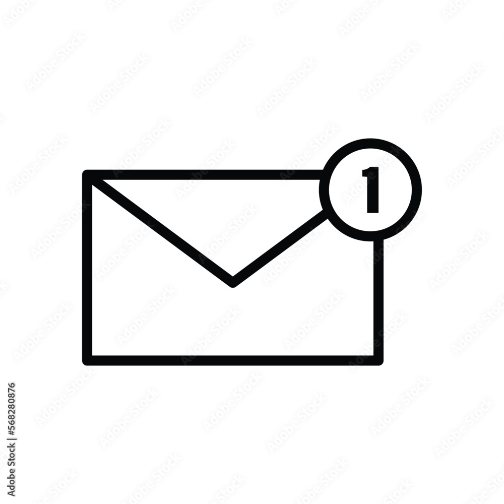 e mail, envelope icon line vector illustration design logo template flat style trendy collection e mail, envelope icon line vector illustration design logo template flat style trendy collection