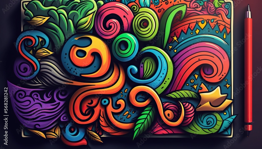 Cool pattern background. colorful