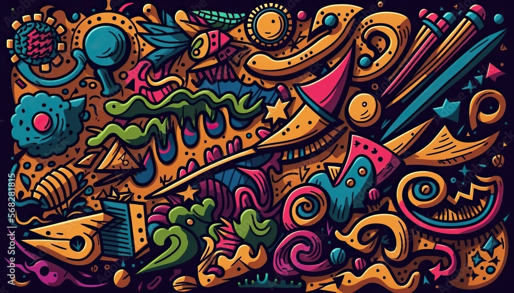 Cool pattern background. colorful