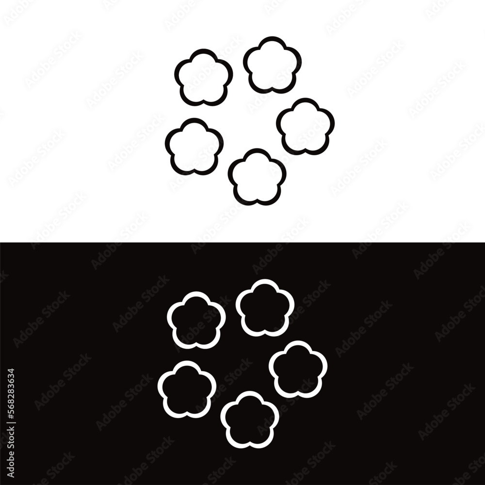 Circle vector logo template design . Circle icon . Circle silhouette Circle vector logo template design . Circle icon . Circle silhouette