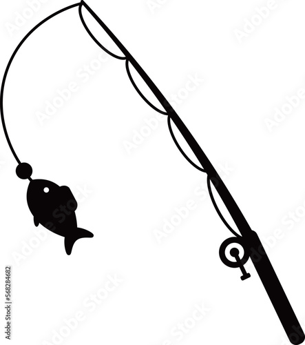 釣竿　アイコン