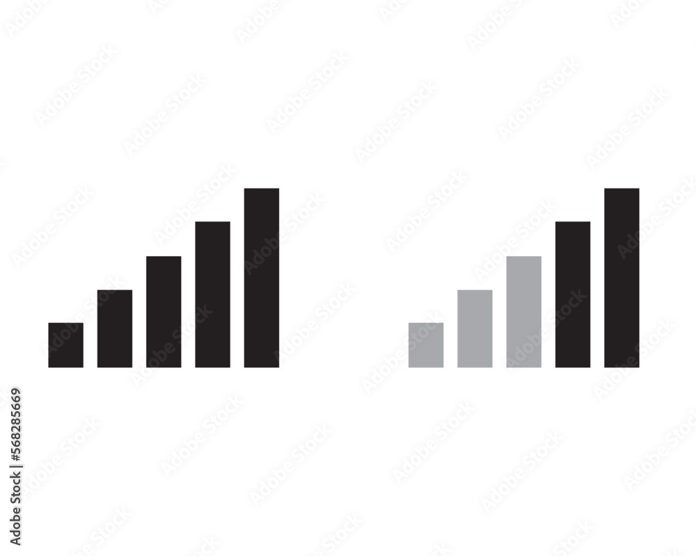 Network signal icon vector design. Network signal icon vector design.