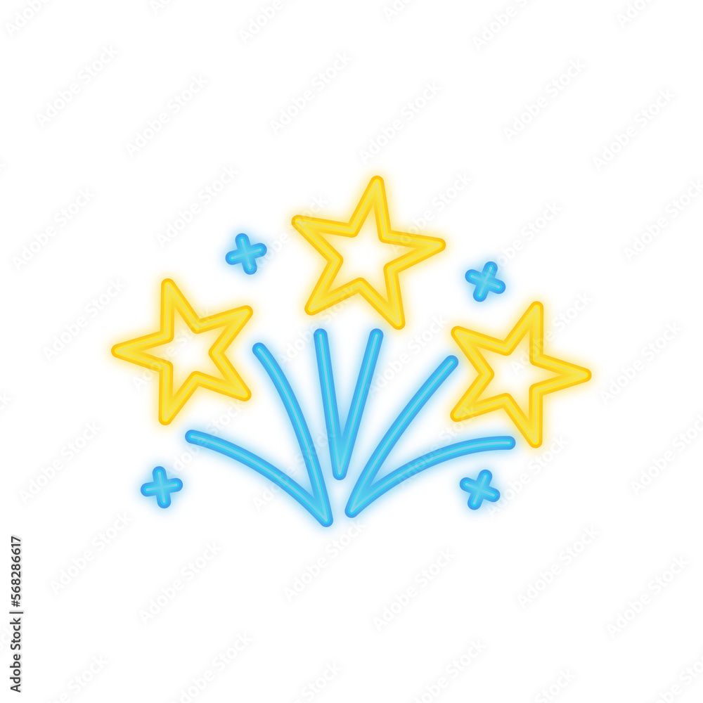 Fireworks Neon Signboard Fireworks Neon Signboard